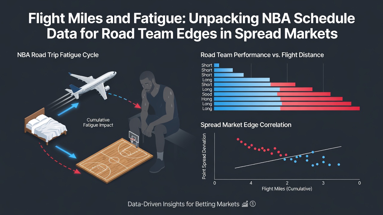 Detailed NBA schedule graphic showing flight routes and rest day indicators for road teams